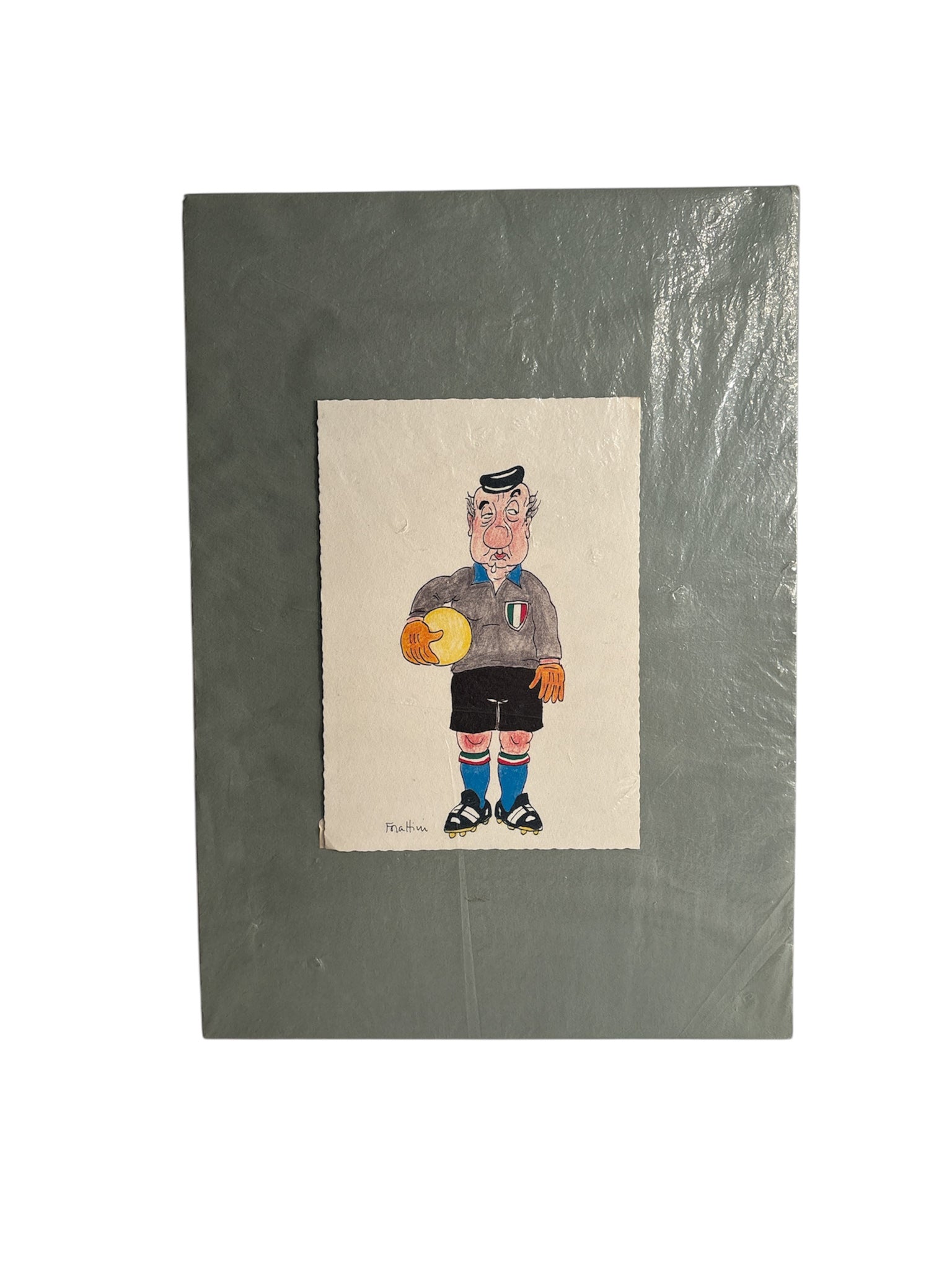 Series of Five Drawings by Giorgio Forattini