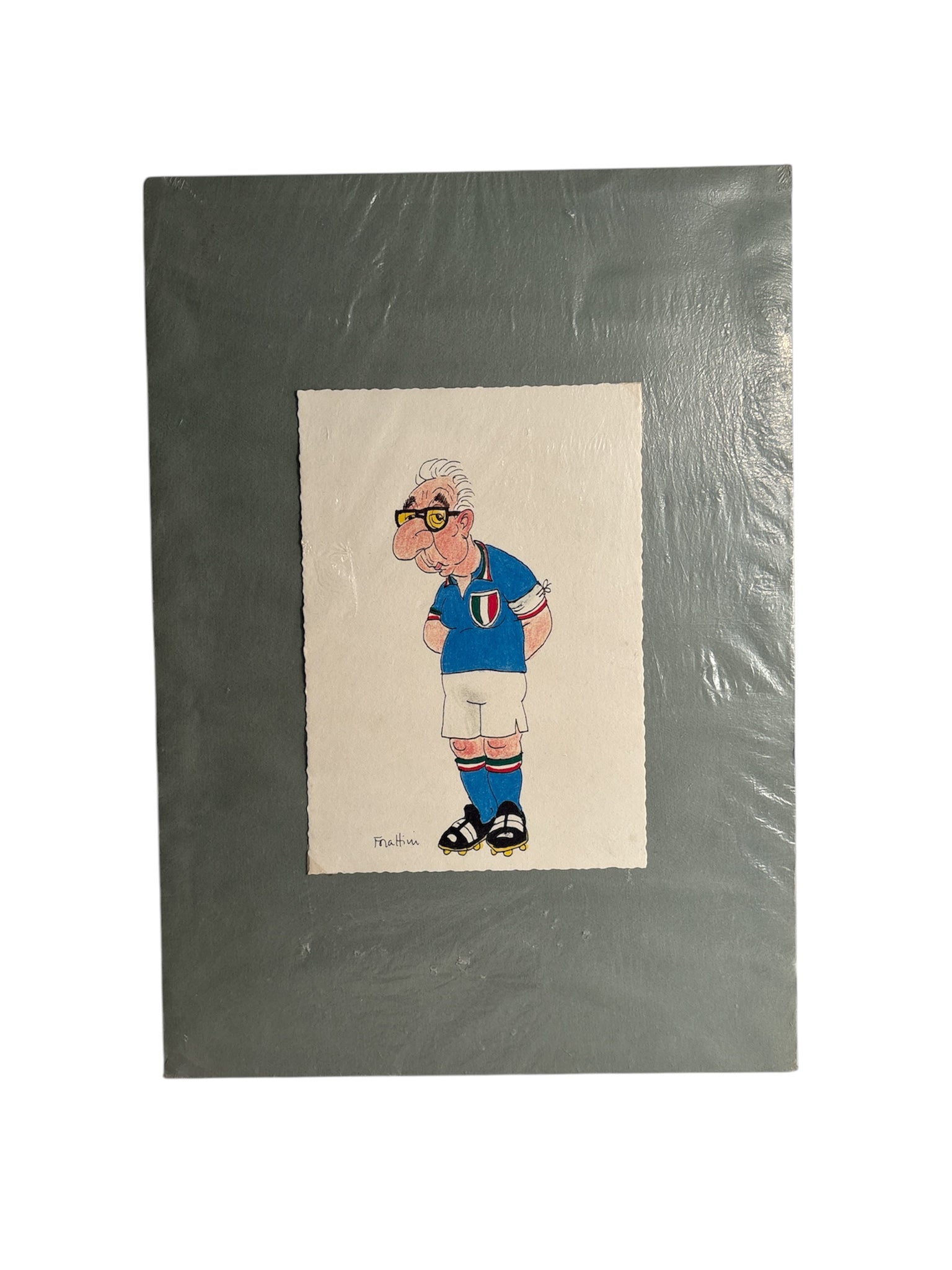 Series of Five Drawings by Giorgio Forattini