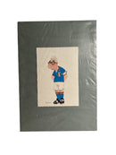 Series of Five Drawings by Giorgio Forattini