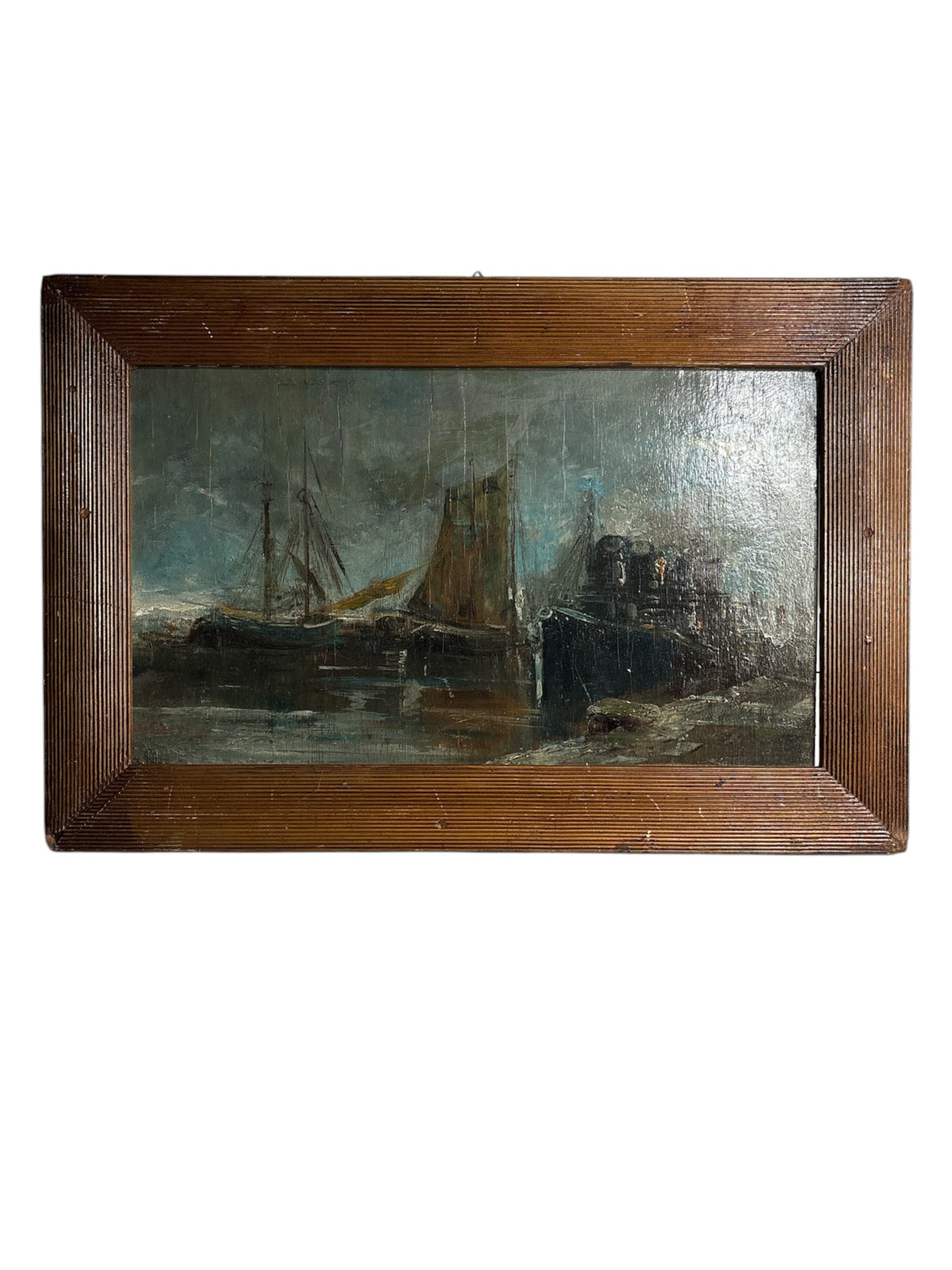 Oil Painting on Panel by Marina di De Corsi