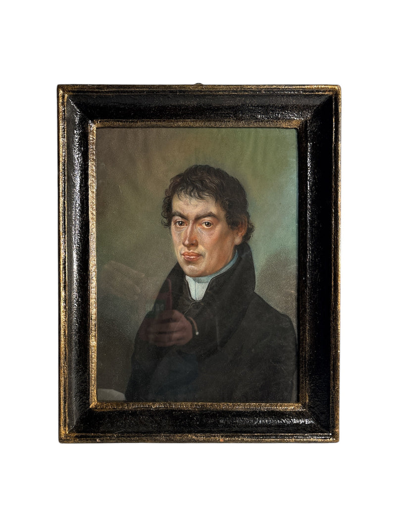 Oil Painting on Canvas of a Gentleman Portrait from the 1800s