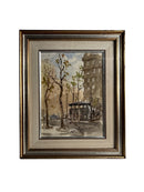 Watercolor Painting by Vespasiano di Giulio Falzoni 1960s