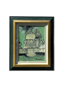 Dipinto Olio su Tela di Venezia di Remo Brindisi Anni 70