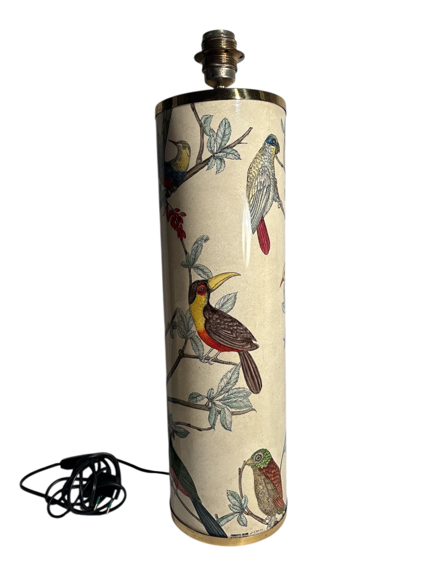 Lampada da Tavolo Serie Uccelli" di Piero Fornasetti Anni 70