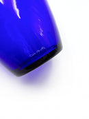 Bottiglia in Vetro di Murano Blu di Carlo Moretti Anni 80