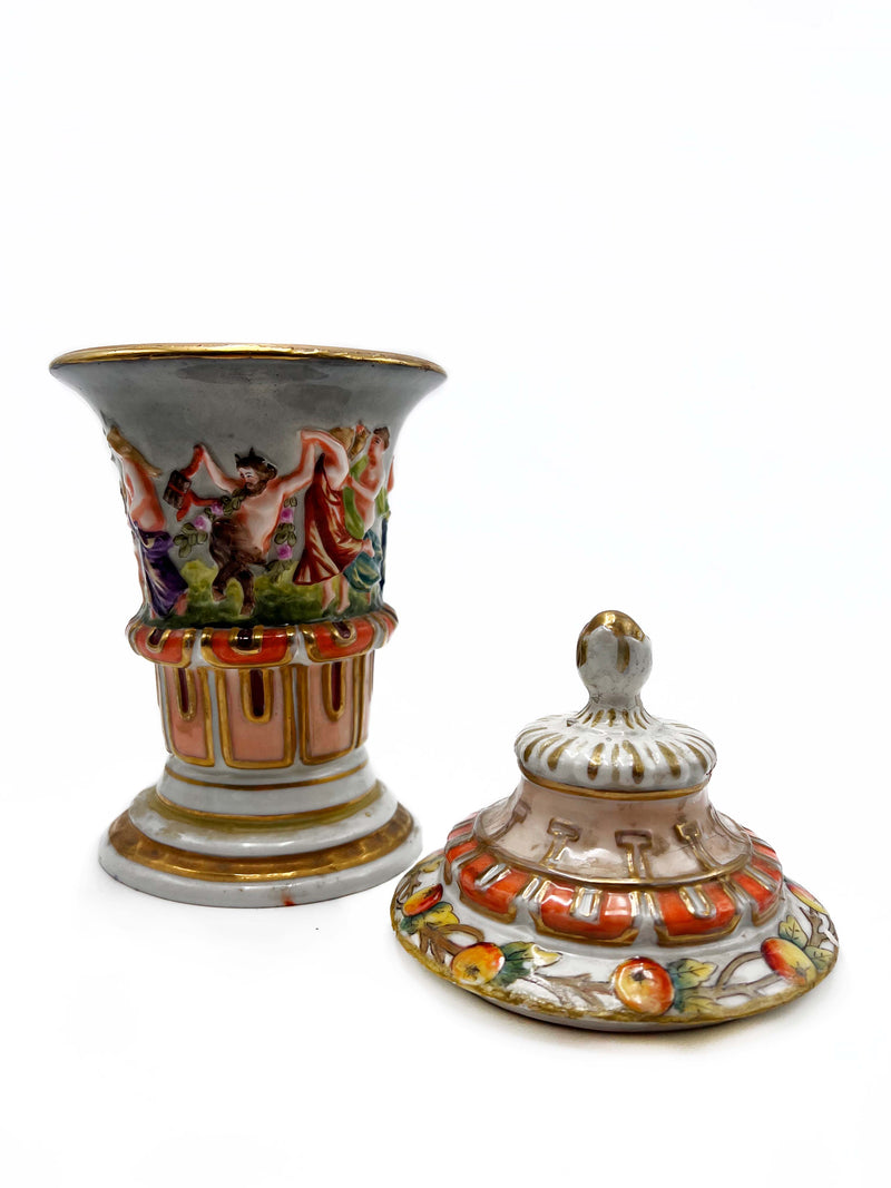 Capodimonte Ceramic Vase from the 1800s