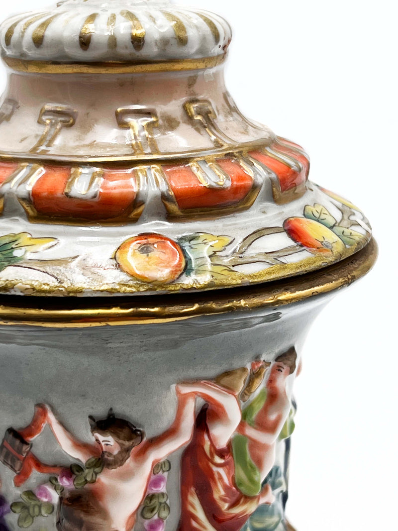 Vaso in Ceramica di Capodimonte del 1800
