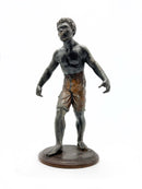 Scultura in Bronzo Raffigurante Africano Anni 30