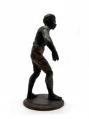 Scultura in Bronzo Raffigurante Africano Anni 30