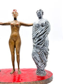 Scultura in Bronzo Policromo le Tre Grazie di Salvatore Fiume