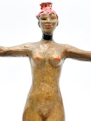 Scultura in Bronzo Policromo le Tre Grazie di Salvatore Fiume