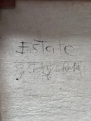 Dipinto Olio su Tela "Estate" di Giorgio Chiarini Boddi Anni 60