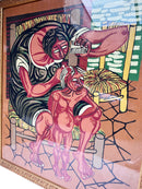 Lithograph by Giuseppe Migneco 1980s