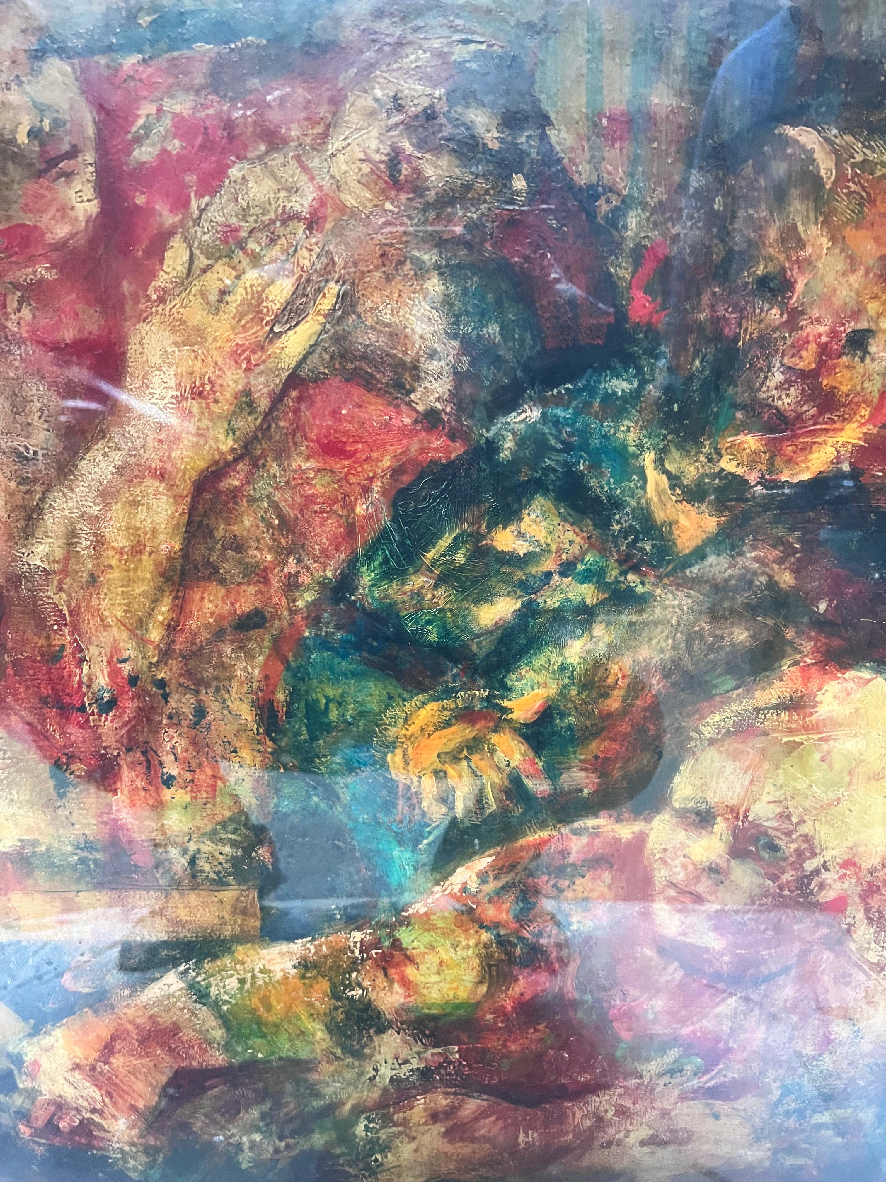 Dipinto Olio su Tela di Aldo Sterchele Anni 70