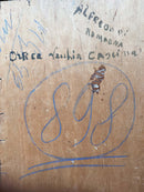 Dipinto Olio su Tela di Antica Cascina di Alfredo di Romagna Anni 1950