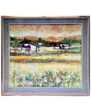 Dipinto Olio su Tela "Estate" di Giorgio Chiarini Boddi Anni 60