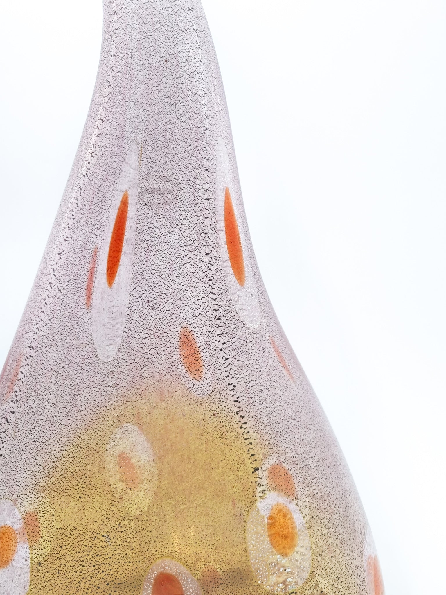 Vaso in Vetro di Murano della Vetreria Badioli Anni 70