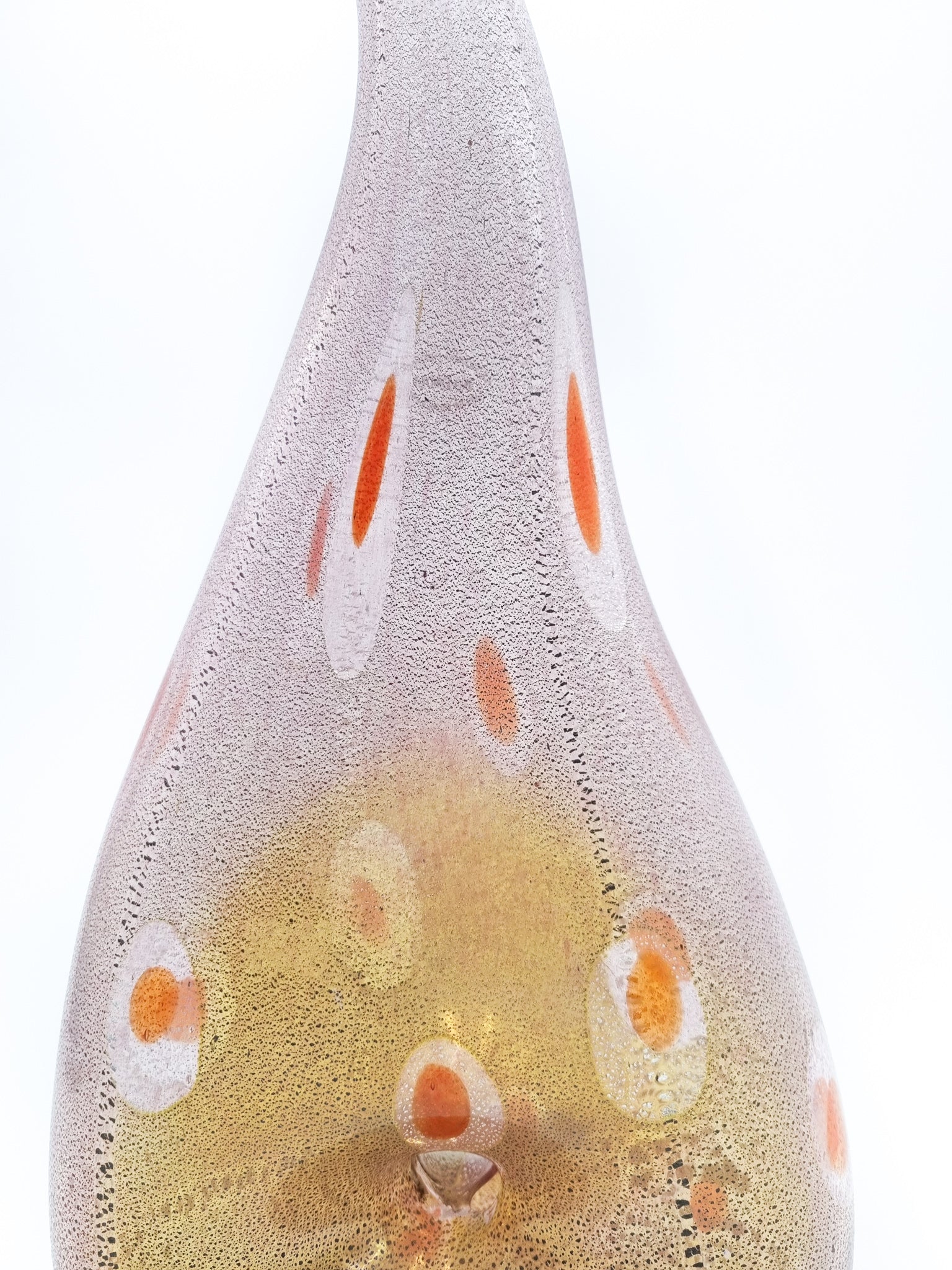 Vaso in Vetro di Murano della Vetreria Badioli Anni 70