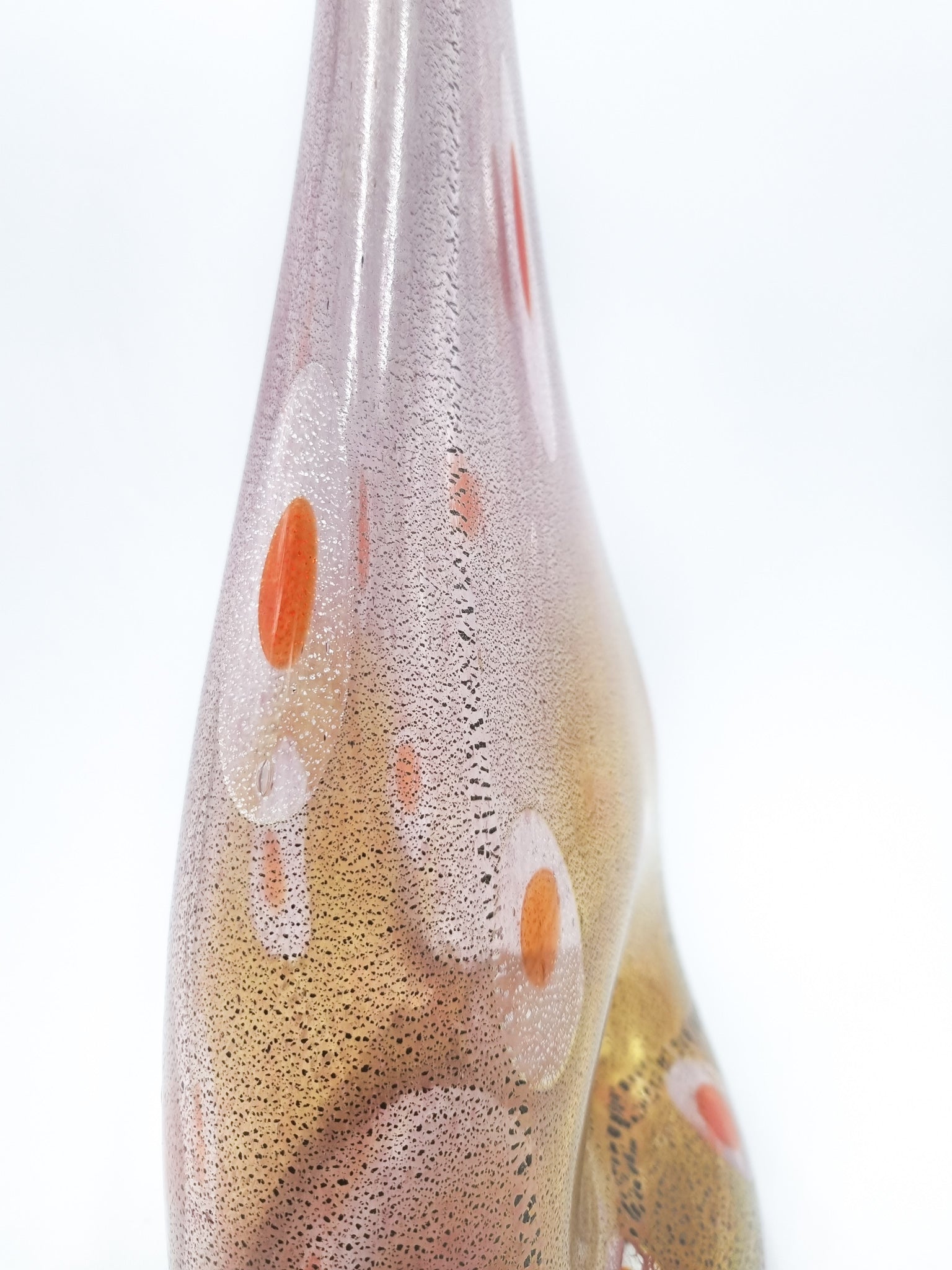 Vaso in Vetro di Murano della Vetreria Badioli Anni 70