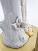 80's Ceramic Peacock Table Lamp