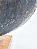 Piastra in Ceramica di Rossicone di Bruno Cassinari Anni 70