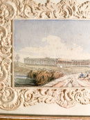 Dipinto Miniatura di Paesaggio Campano del 1800