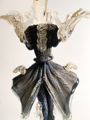 Statua Figurativa in Vetro di Murano Soffiata a Mano Attribuibili a Salviati Anni 60