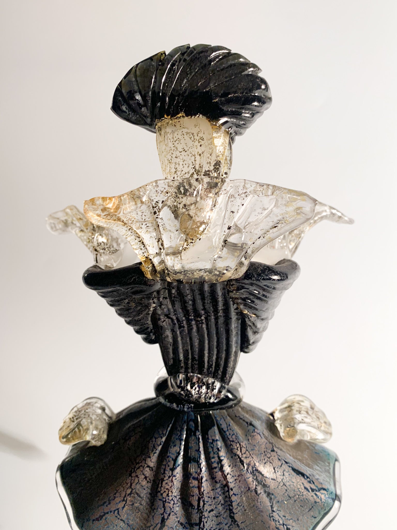 Statua Figurativa in Vetro di Murano Soffiata a Mano Attribuibili a Salviati Anni 60