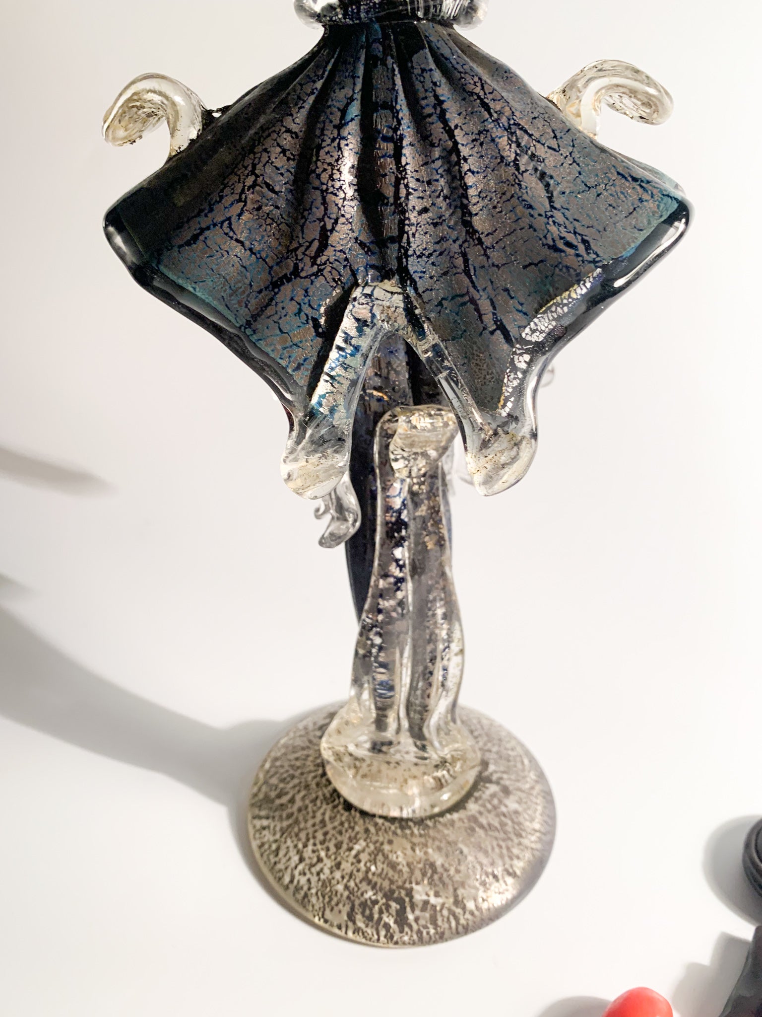 Statua Figurativa in Vetro di Murano Soffiata a Mano Attribuibili a Salviati Anni 60