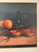 Dipinto Olio su Tela di Natura Morta di Franco Bertulli Anni 60