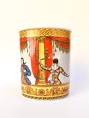 Vaso di Fornasetti in Ceramica di Rosenthal Anni 80