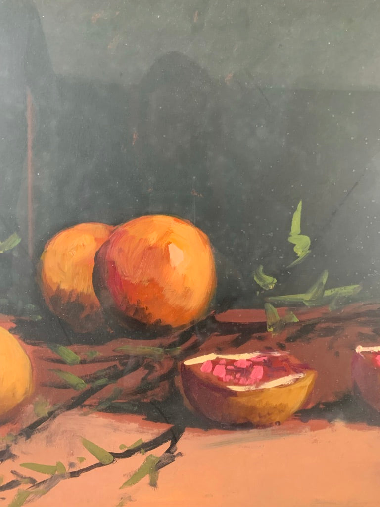 Dipinto Olio su Tela di Natura Morta di Franco Bertulli Anni 60