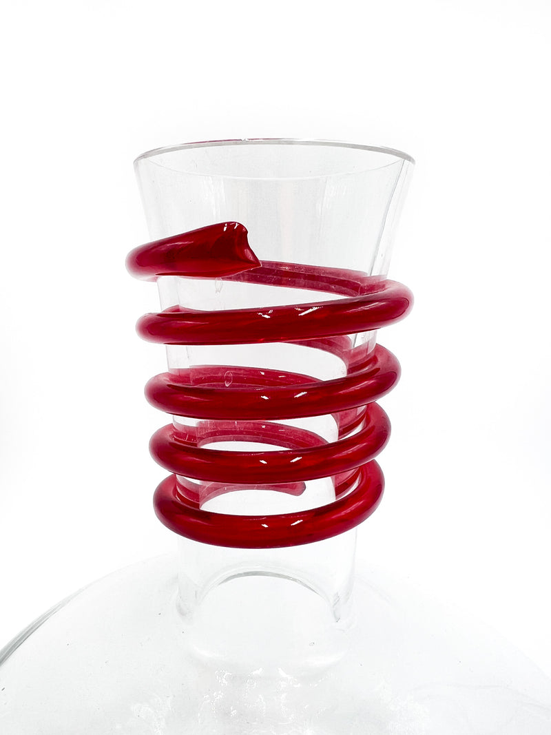 Decanter vase in Murano glass by Carlo Moretti 1950s