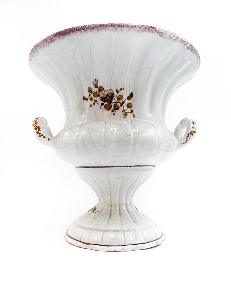 Faenza ceramic vase from 1875