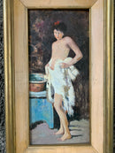 Dipinto di Nudo Olio su Tela Anni 40