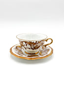 Servizio da Dodici da tè / caffè in Porcellana di Rosenthal Rosso e Oro