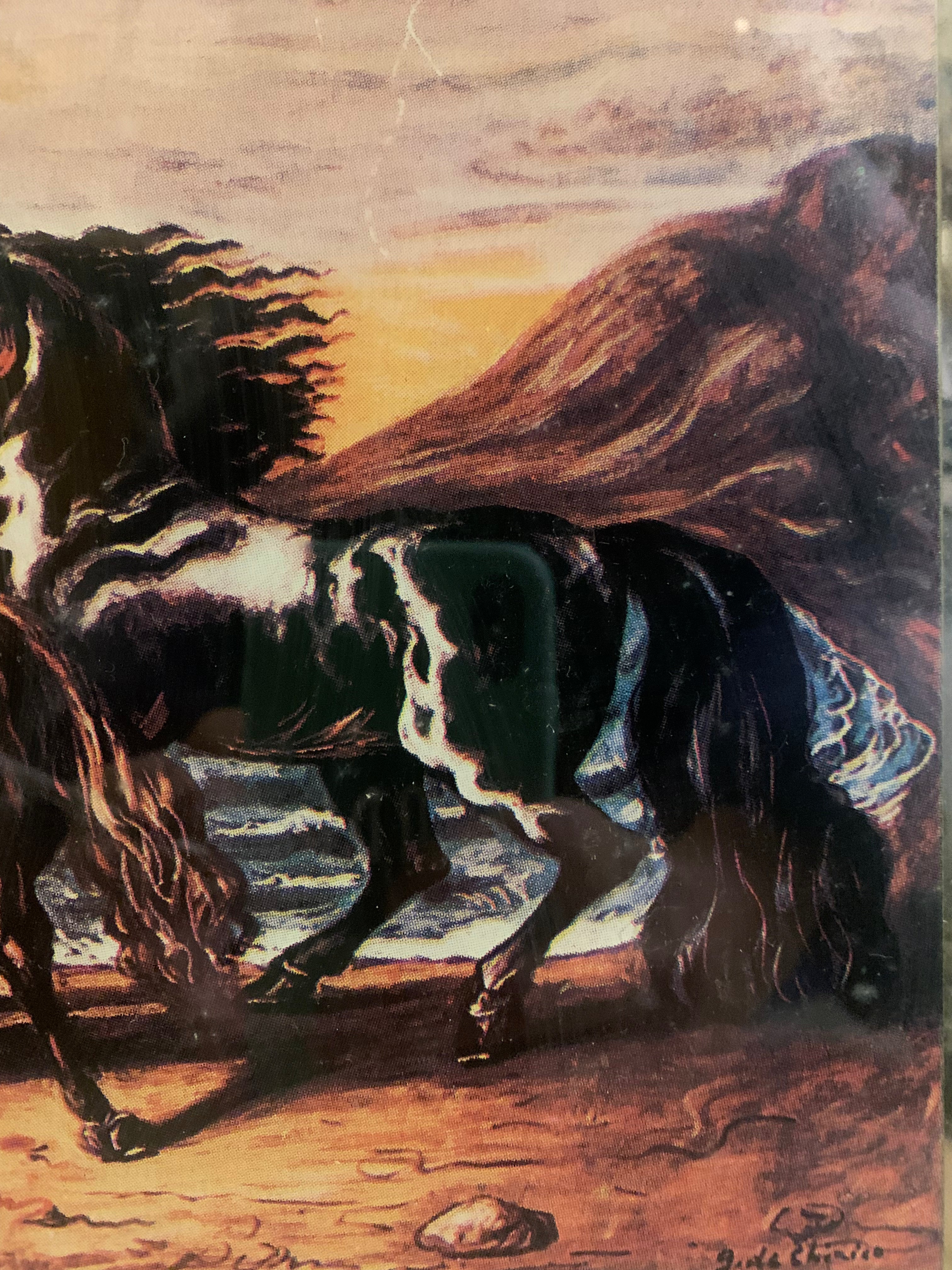 Engraving on Silver Foil by Giorgio De Chirico