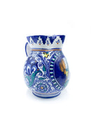 Brocca in Ceramica di Faenza Dipinta a Mano Anni 50