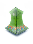 Brocca di Ceramiche Sammarinesi F.A.C.S. Verde con Forma Squadrata Anni 60