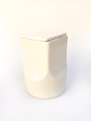 Vaso in Ceramica Gabbianelli Bianca di Franco Bettonica Anni 70