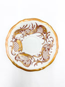 Servizio da Dodici da tè / caffè in Porcellana di Rosenthal Rosso e Oro