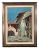 Dipinto Olio su Tela di Lamberto Lamberti Anni 50