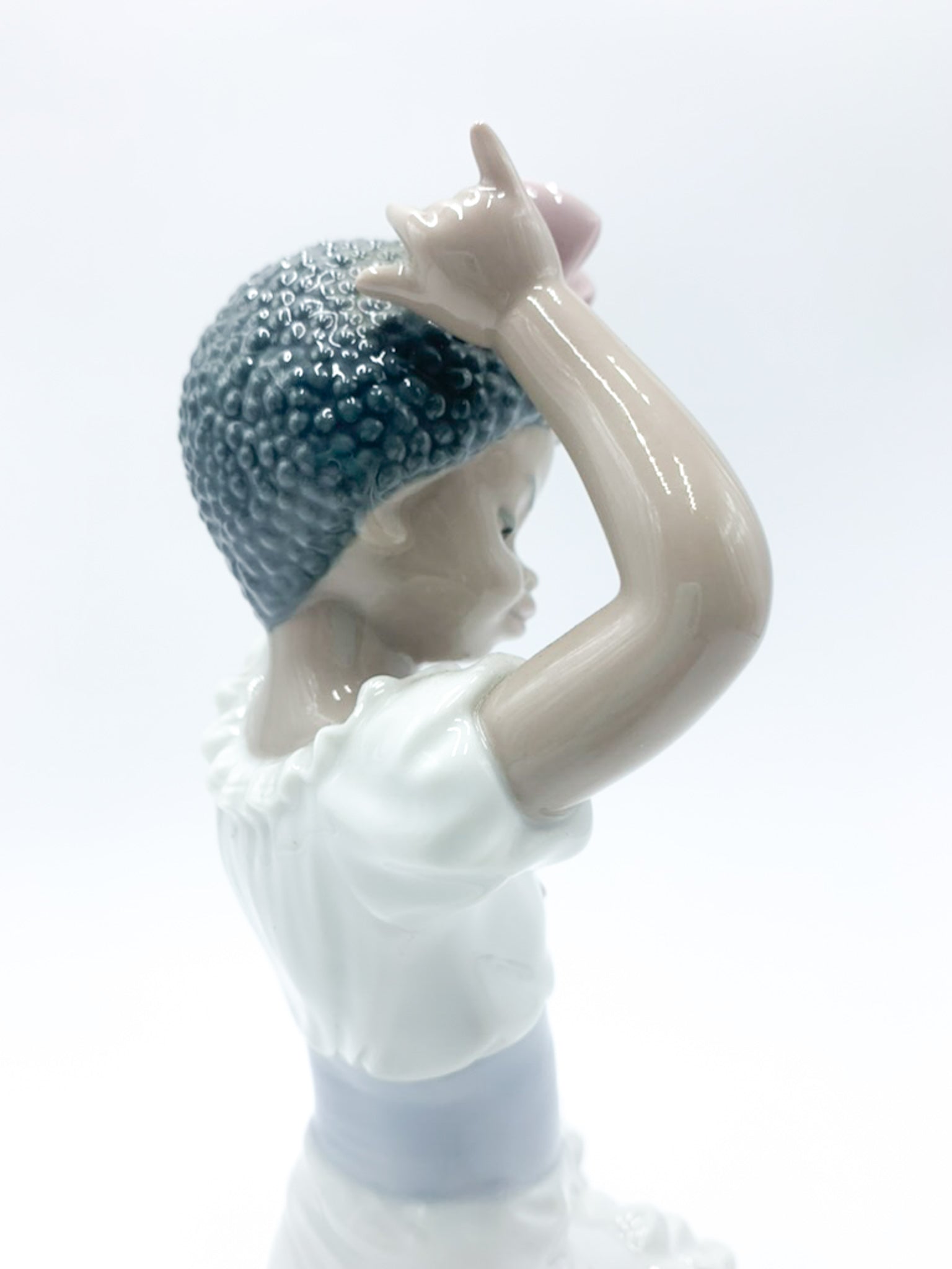 Scultura di Dama in Ceramica di Lladrò Anni 80