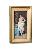 Dipinto di Nudo Olio su Tela Anni 40