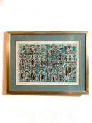 "Il cortile di Palazzo Ducale", Copia d'Autore di Egidio Bonfante