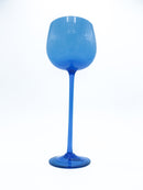 Bicchiere in Vetro di Murano Opalino Azzurro