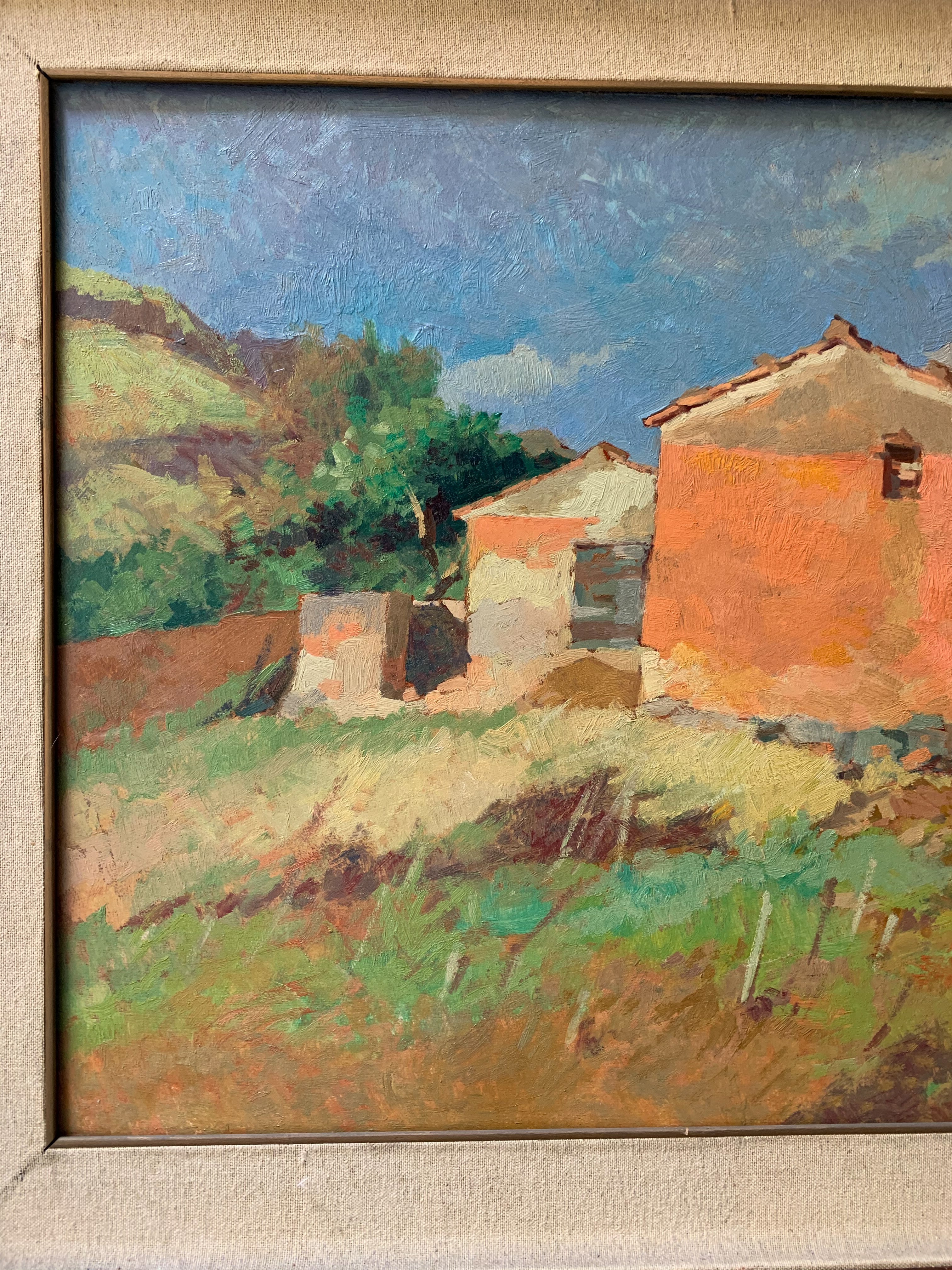 Dipinto Olio su Compensato di Carlo Domenici