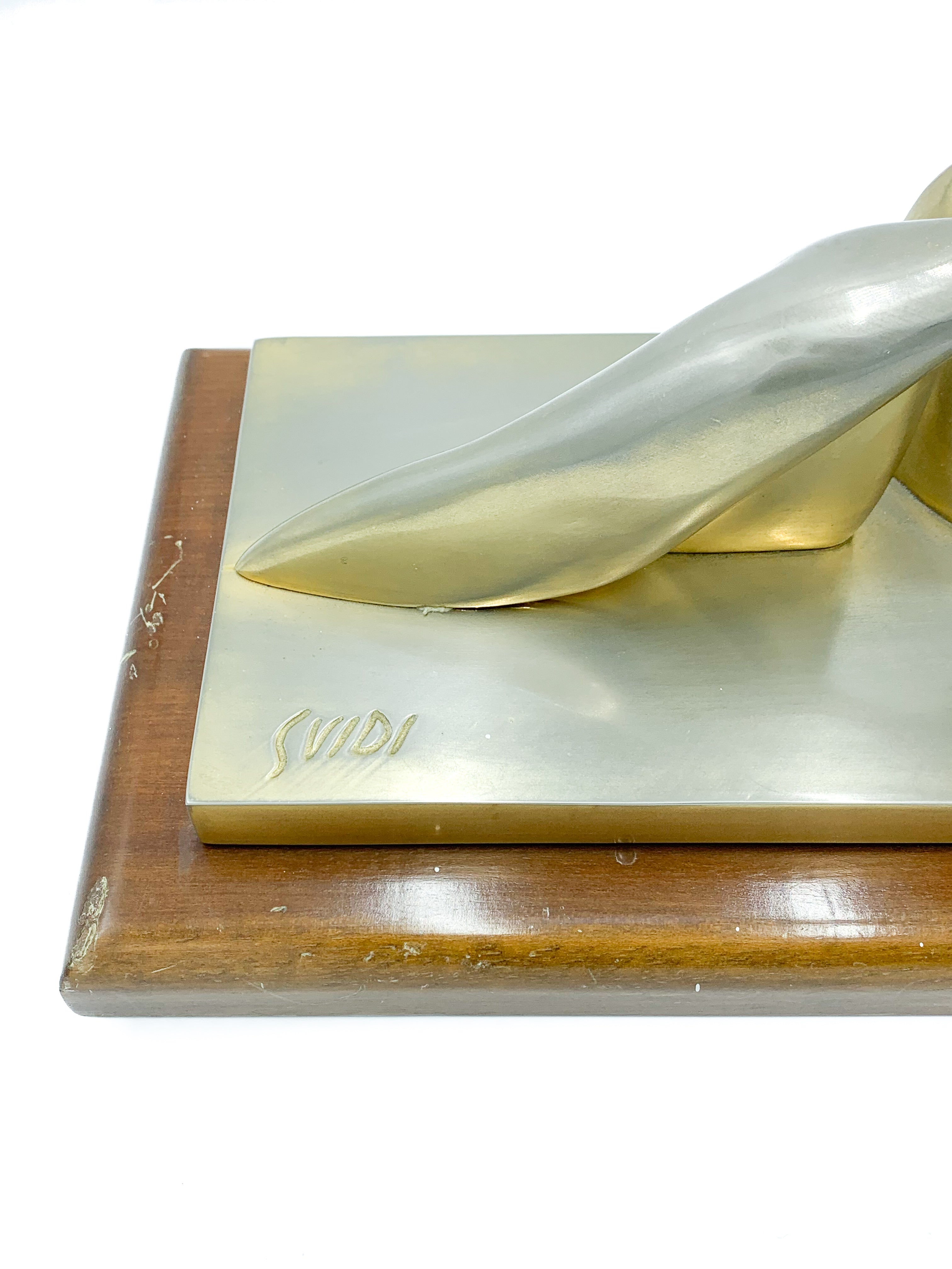 Multiple bronze sculpture by Virgilio Guidi