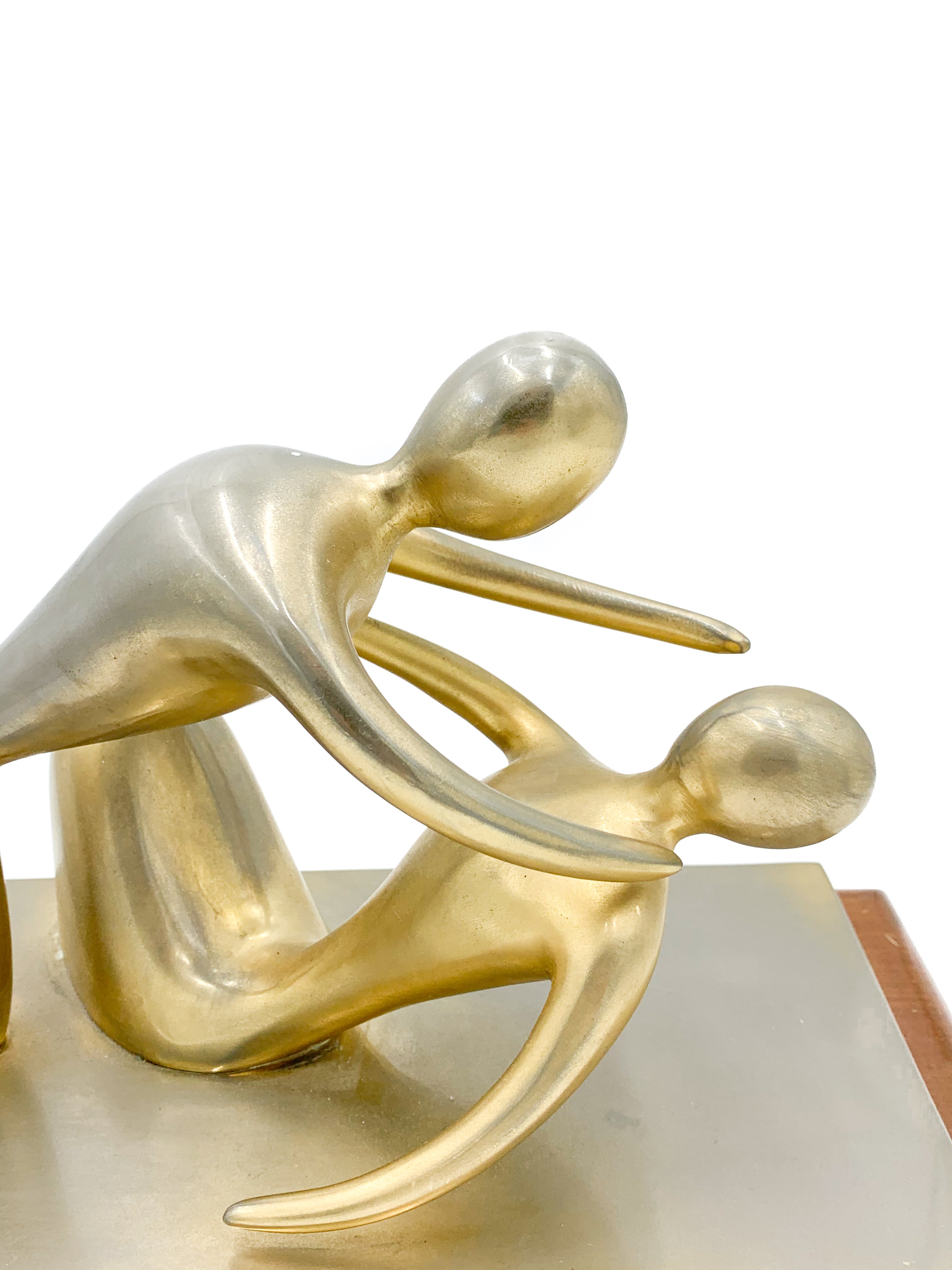 Multiple bronze sculpture by Virgilio Guidi