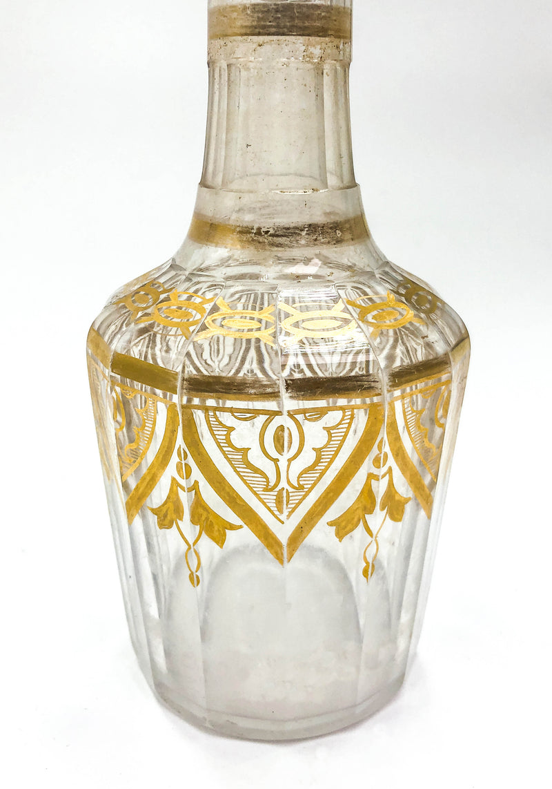 Bohemian crystal bottle